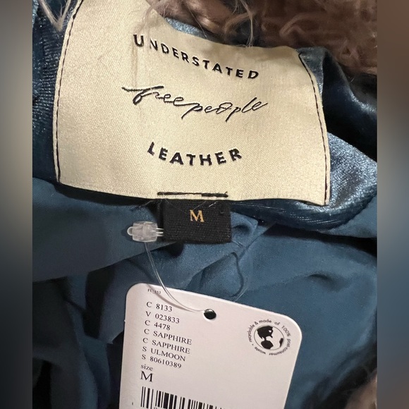 NWT Moon Glow Coat Sapphire Free People - Picture 3 of 5